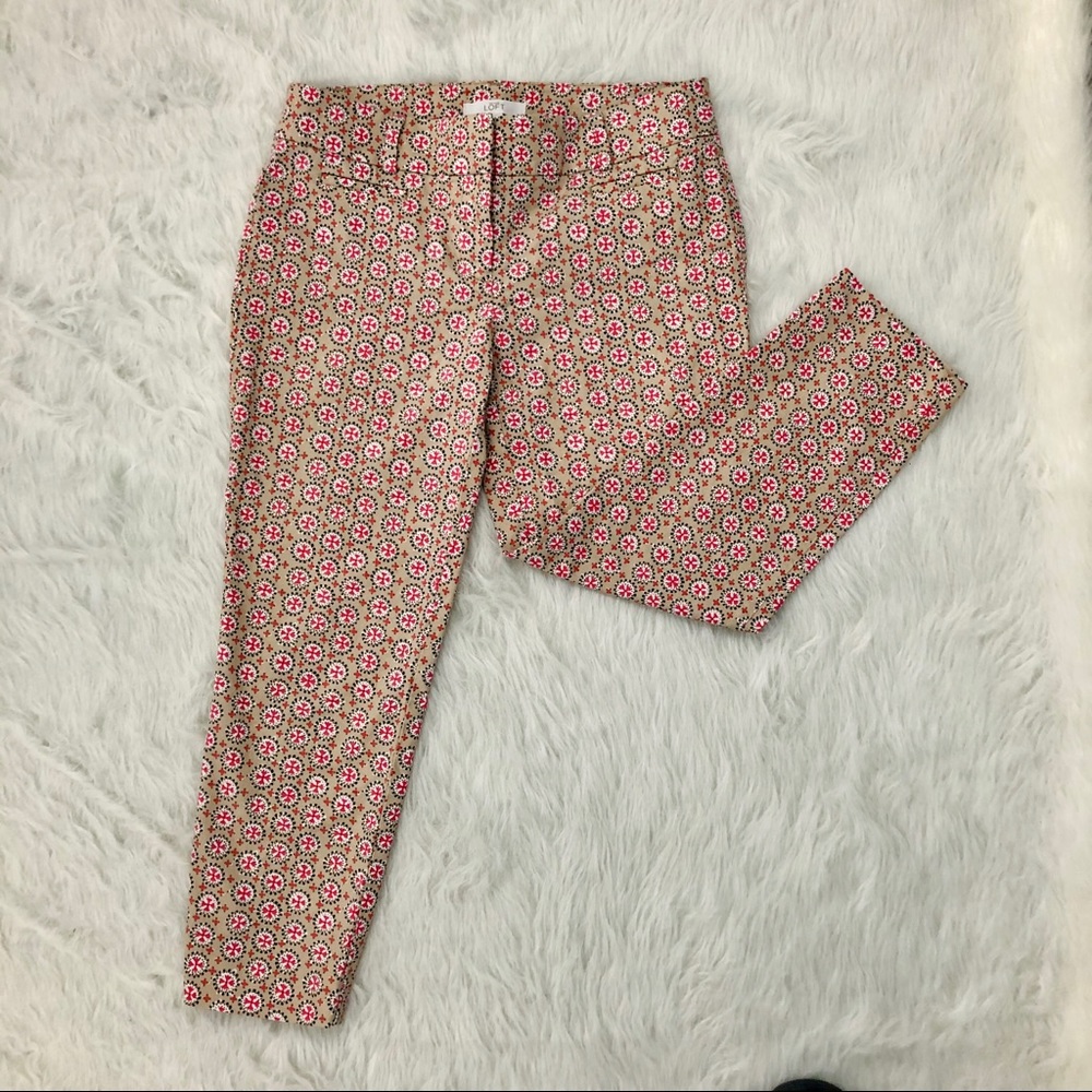 Loft - Tan Capris with Design Riviera/Marisa Fit